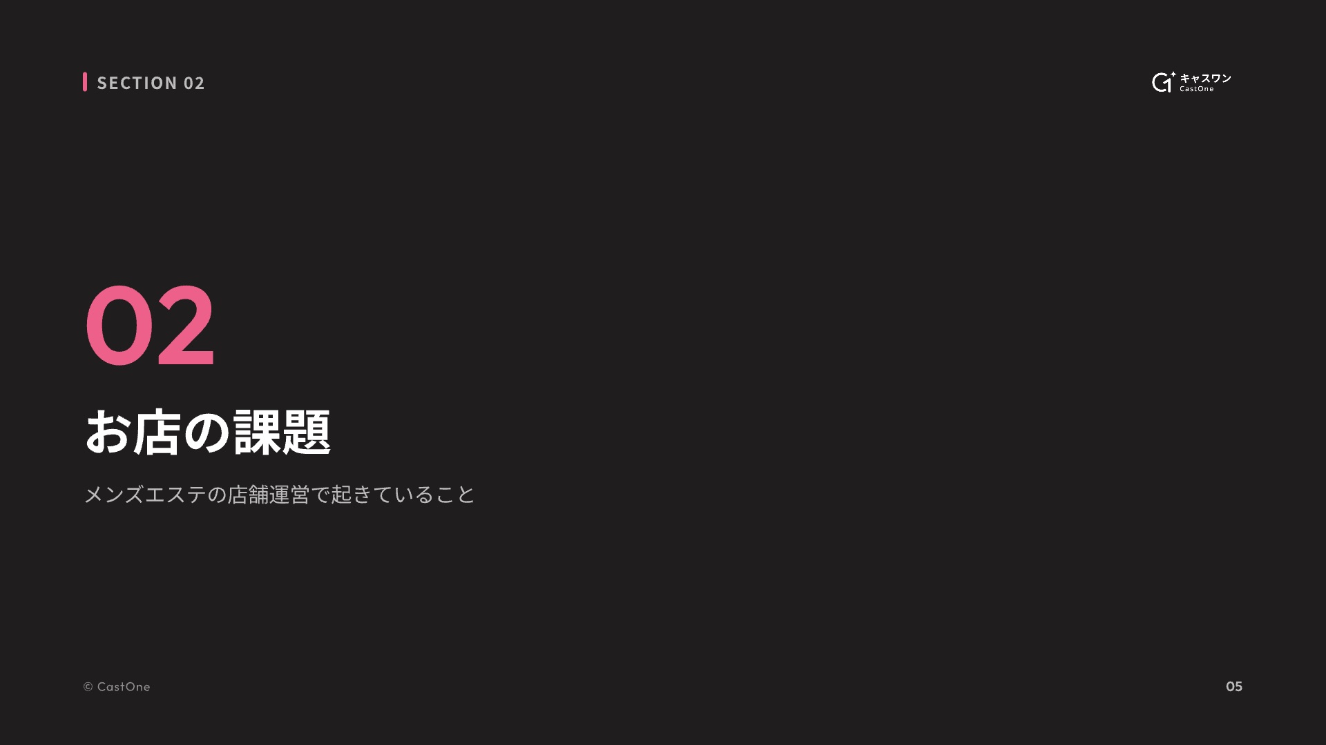 5. お店の課題